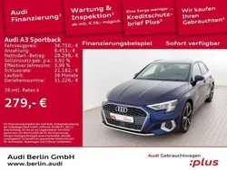 Navarrablau metallic Gebraucht 2024 Audi A3 Sportback e-tron Advanced Plus Limousine | 36.750 € (Teuer)