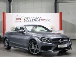 Selenitgrau metalliclack Gebraucht 2017 Mercedes C180 AMG line Cabrio | 24.555 € (Fairer Preis)