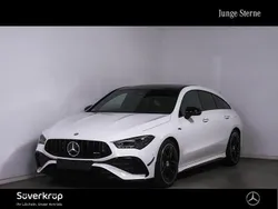 Weiß unilack polarweiß Gebraucht 2024 Mercedes CLA35 AMG AMG Kombi | 48.135 € (Etwas zu teuer)