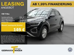 Schwarz Gebraucht 2024 VW T-Roc Life SUV | 21.860 € (Guter Preis)