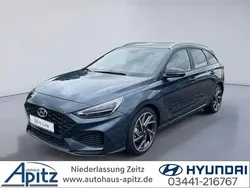 Blau / teal blue Gebraucht 2023 Hyundai i30 N Line Kombi | 26.990 € (Teuer)