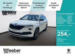 Moonweiss (metallic) Gebraucht 2020 Skoda Karoq SportLine SUV | 27.490 € (Fairer Preis)