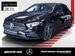 Metalliclack kosmosschwarz Gebraucht 2021 Mercedes A180 AMG Limousine | 24.890 € (Guter Preis)