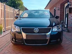 Schwarz Gebraucht 2009 VW Eos Cabrio | 11.350 € (Teuer)