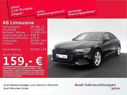 Mythosschwarz metallic Gebraucht 2023 Audi A6 Advanced Limousine | 38.586 € (Guter Preis)