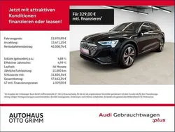 Schwarz (mythosschwarz metallic) Gebraucht 2023 Audi Q8 e-tron Advanced SUV | 52.980 € (Fairer Preis)