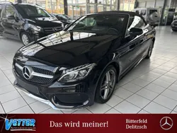 Schwarz Gebraucht 2018 Mercedes C180 AMG Cabrio | 28.900 € (Fairer Preis)