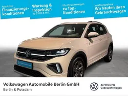 Pure white Gebraucht 2024 VW T-Cross R-line SUV | 28.870 € (Etwas zu teuer)
