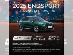 Schwarz (pebble black metallic) Neu 2025 MG ZS Luxury Limousine | 23.640 € (Guter Preis)