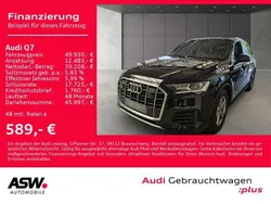 Mythosschwarz metallic Gebraucht 2022 Audi Q7 S-Line SUV | 49.930 € (Etwas zu teuer)