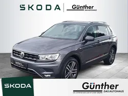 Indiumgrau metallic Gebraucht 2018 VW Tiguan Highline SUV | 24.449 € (Superpreis)