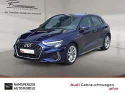 Blau (navarrablau metallic) Gebraucht 2022 Audi A3 S-Line Limousine | 27.880 € (Fairer Preis)