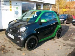 Cbsfarbe schwarz Gebraucht 2018 Smart ForTwo Electric Drive Cabrio | 9.995 € (Etwas zu teuer)