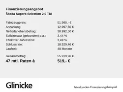 Graphitegrau metallic Neu 2025 Skoda Superb Selection Kombi | 51.990 €