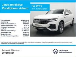 Pure white Gebraucht 2021 VW Touareg R-line SUV | 45.480 € (Superpreis)