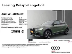 Grün Neu 2025 Audi A1 S-Line Kleinwagen | 29.888 € (Superpreis)