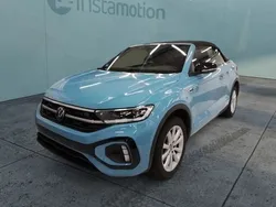 Blau Gebraucht 2024 VW T-Roc Cabriolet R-line Cabrio | 37.550 € (Etwas zu teuer)
