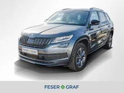 Quarzgrau metallic Gebraucht 2020 Skoda Kodiaq SportLine SUV | 29.990 € (Fairer Preis)