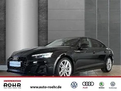Mythosschwarz metallic Gebraucht 2024 Audi A5 Sportback S-Line Limousine | 42.350 € (Fairer Preis)