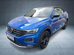 Ravennablau (metallic) Gebraucht 2021 VW T-Roc Cabriolet Style Cabrio | 24.380 € (Fairer Preis)