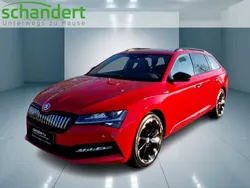 Velvetrot metallic (rot) metallic Gebraucht 2021 Skoda Superb SportLine Kombi | 24.250 € (Fairer Preis)