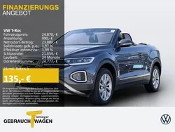 Grau Gebraucht 2024 VW T-Roc Cabriolet Style Cabrio | 24.870 € (Superpreis)