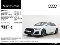 Weiß Gebraucht 2022 Audi A8 S-Line Limousine | 57.930 € (Fairer Preis)