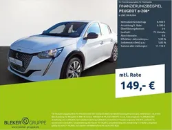 Schneeweiß Gebraucht 2022 Peugeot e-208 Active Kleinwagen | 15.290 € (Guter Preis)