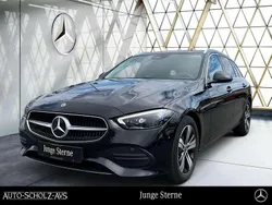 Metalliclack obsidianschwarz Gebraucht 2022 Mercedes C220 Avantgarde Kombi | 34.570 € (Fairer Preis)