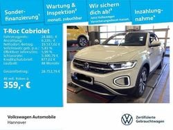 Pure white/schwarz Gebraucht 2024 VW T-Roc Cabriolet Move Cabrio | 24.880 € (Guter Preis)