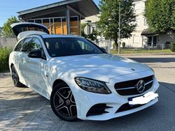Weiß Gebraucht 2021 Mercedes C300e AMG line Plus Kombi | 28.500 €