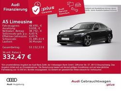 Mythosschwarz metallic Gebraucht 2025 Audi A5 Sport Limousine | 48.490 € (Fairer Preis)