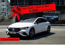 Weiß Gebraucht 2025 Mercedes EQE300 AMG Limousine | 49.529 € (Superpreis)