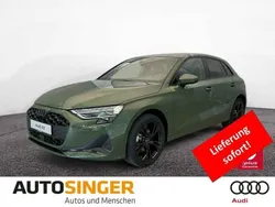 Distriktgrün metallic Neu 2025 Audi A3 Sportback Advanced Plus Limousine | 39.480 € (Etwas zu teuer)