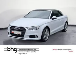 Gletscherweiß metallic/grau Gebraucht 2017 Audi A3 Cabriolet Sport Cabrio | 22.360 € (Fairer Preis)