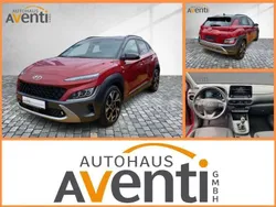 Pulse red / phantom black Gebraucht 2021 Hyundai Kona Prime SUV | 19.999 € (Etwas zu teuer)