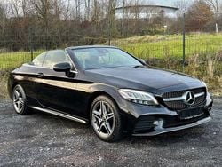 Schwarz Gebraucht 2018 Mercedes C220 AMG line Cabrio | 24.900 € (Fairer Preis)