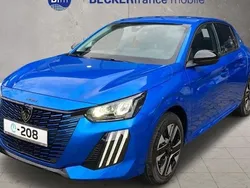 Vertigo blau (metallic) Gebraucht 2024 Peugeot e-208 Style Kleinwagen | 27.990 € (Teuer)