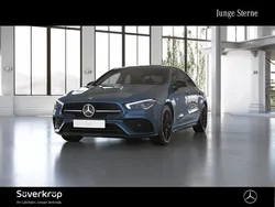 Blau Gebraucht 2020 Mercedes CLA250e AMG Limousine | 30.980 € (Etwas zu teuer)