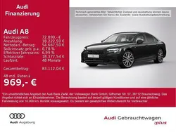 Mythosschwarz metallic Gebraucht 2024 Audi A8 S-Line Limousine | 72.890 € (Guter Preis)