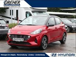 Dragon red/ phantom black Gebraucht 2023 Hyundai i10 Trend Kleinwagen | 16.490 € (Fairer Preis)