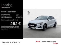 Gletscherweiß metallic Gebraucht 2025 Audi A3 Advanced Plus Limousine | 31.480 € (Superpreis)