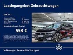Grenadillschwarz metallic Gebraucht 2024 VW ID.7 GTX Limousine | 52.830 € (Teuer)
