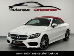 Polarweiss Gebraucht 2017 Mercedes C180 AMG line Cabrio | 23.950 € (Fairer Preis)