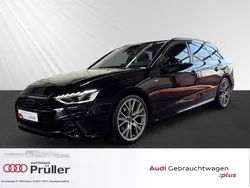 Mythosschwarz metallic (schwarz) Gebraucht 2024 Audi A4 S-Line Kombi | 43.400 € (Teuer)