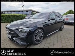 Schwarz Gebraucht 2023 Mercedes C180 AMG line Kombi | 34.290 € (Fairer Preis)