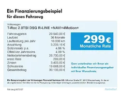 Lapiz blue (blau), metallic Gebraucht 2022 VW T-Roc R-line SUV | 29.400 € (Guter Preis)