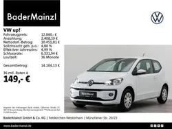 Pure white Gebraucht 2023 VW up! Kleinwagen | 12.860 € (Fairer Preis)