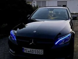 Schwarz Gebraucht 2017 Mercedes C200 AMG line Limousine | 20.390 € (Teuer)