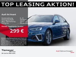 Ascariblau metallic Gebraucht 2024 Audi A4 S-Line Kombi | 39.670 € (Fairer Preis)